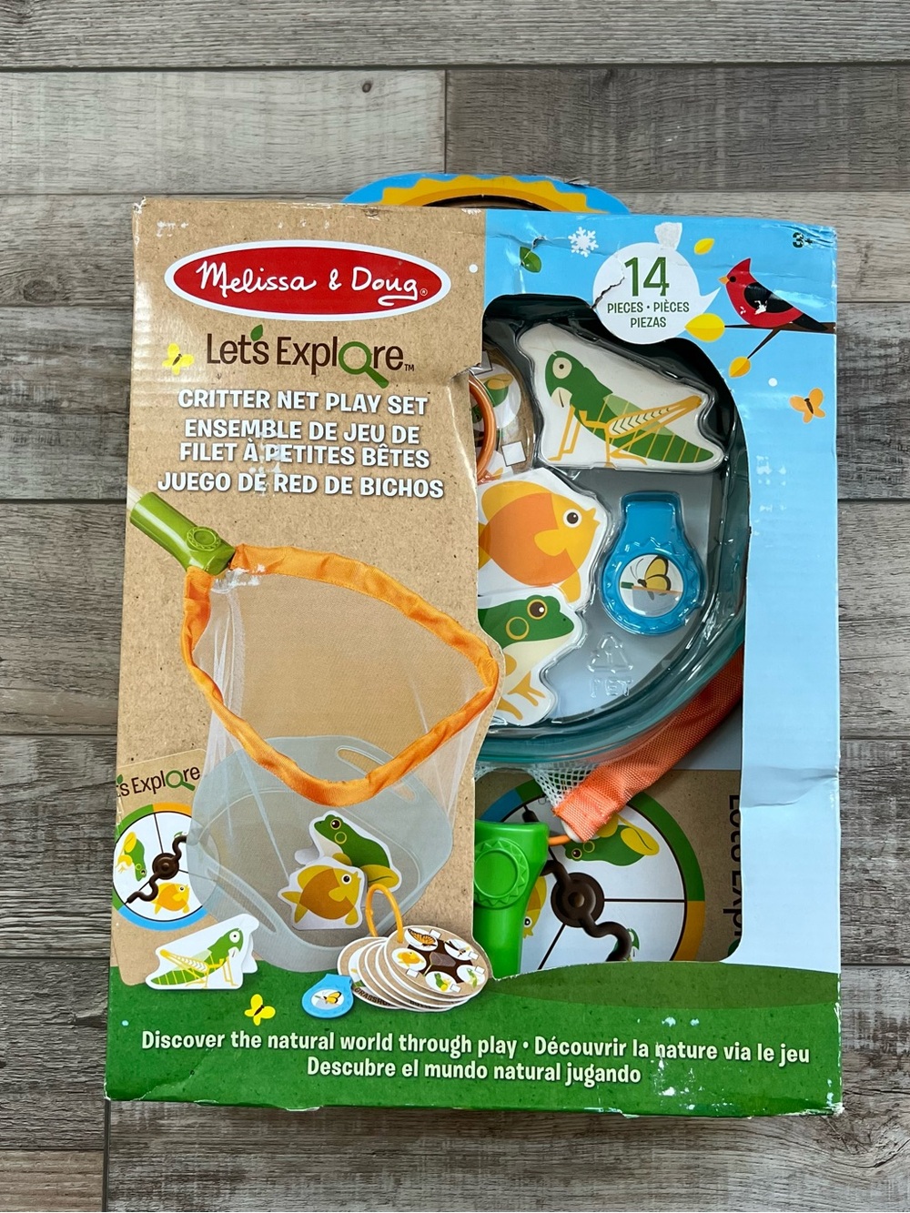 NIB Melissa & Doug Let’s Explore Critter Net Play Set